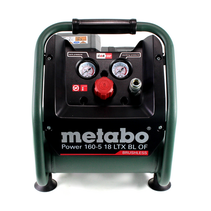 Metabo Power 160-5 18 LTX BL OF Kompresor akumulatorowy 18 V 8,0 bar bezszczotkowy + 1x akumulator LiHD 8,0 Ah + ładowarka