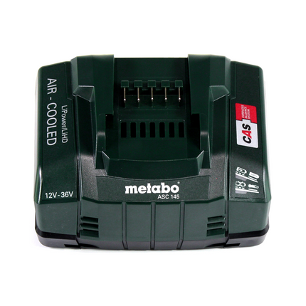 Metabo Power 160-5 18 LTX BL OF Kompresor akumulatorowy 18 V 8,0 bar bezszczotkowy + 1x akumulator LiHD 8,0 Ah + ładowarka
