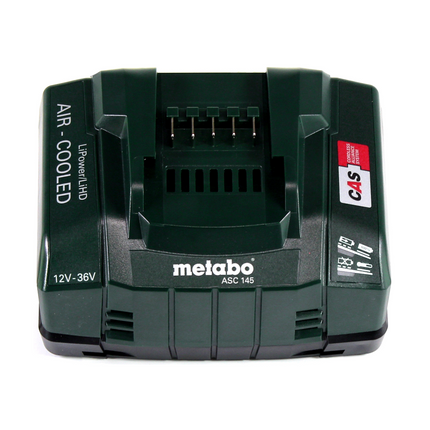 Kompresor akumulatorowy Metabo Power 160-5 18 LTX BL OF 18 V 8,0 bar bezszczotkowy + 2x akumulator LiHD 8,0 Ah + ładowarka