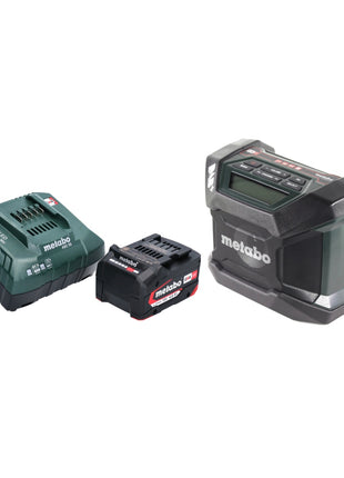 Metabo R 12-18 DAB+ BT radio de chantier sur batterie 12-18 V DAB+ + 1x batterie 4,0 Ah + chargeur