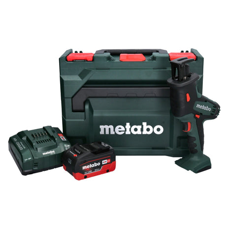 Metabo SSE 18 LTX Compact Akku Säbelsäge Reciprosäge 18 V + 1x Akku 8,0 Ah + Ladegerät + metaBOX - Toolbrothers