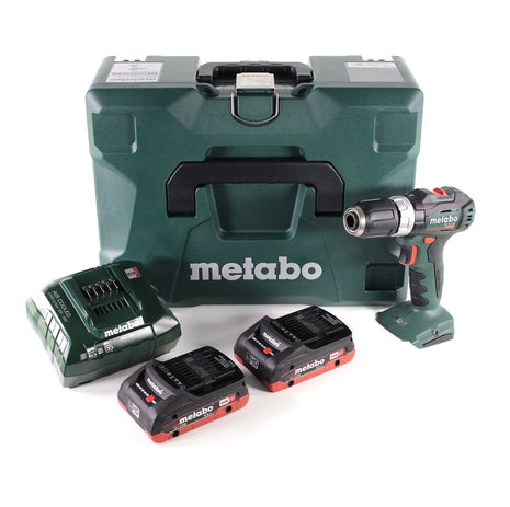 Metabo SB 18 L BL Akku Schlagbohrschrauber 18 V 60 Nm Brushless + 2x LiHD Akku 4,0 Ah + Ladegerät + MetaLoc