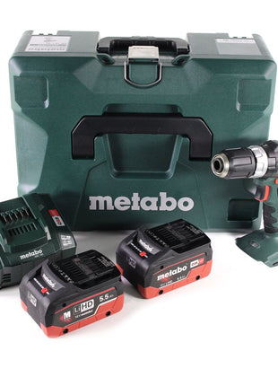 Metabo SB 18 L BL Akku Schlagbohrschrauber 18 V 60 Nm Brushless + 2x LiHD Akku 5,5 Ah + Ladegerät + MetaLoc