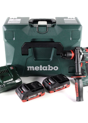 Metabo BS 18 LTX-3 BL QI perceuse-visseuse sans fil 18 V 120 Nm sans balais + 2 batteries LiHD 4,0 Ah + chargeur + MetaLoc