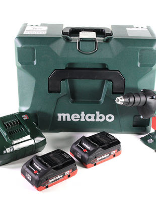 Metabo SE 18 LTX 4000 atornillador para construcción en seco a batería 18 V 7 Nm 1/4" + 2 baterías LiHD 4,0 Ah + cargador + MetaLoc