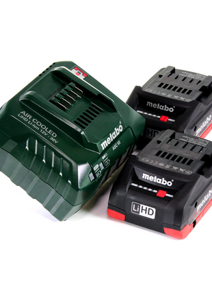 Metabo SE 18 LTX 4000 atornillador para construcción en seco a batería 18 V 7 Nm 1/4" + 2 baterías LiHD 4,0 Ah + cargador + MetaLoc