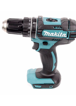 Makita DHP 482 SGTK Akku Schlagbohrschrauber 18 V 62 Nm + 1x Akku 6,0 Ah + Ladegerät + 101 tlg. Zubehörset + Koffer