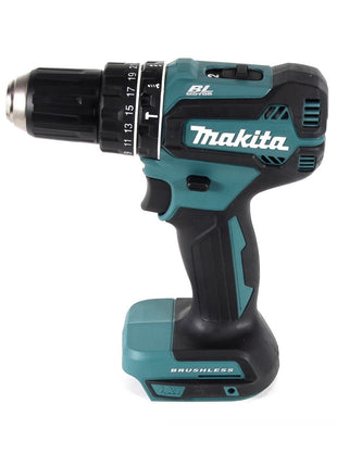 Makita DHP 485 SGTK Akku Schlagbohrschrauber 18 V 50 Nm Brushless + 1x Akku 6,0 Ah + Ladegerät + 101 tlg. Zubehörset + Koffer