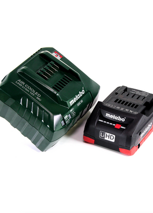 Lime à batterie Metabo BF 18 LTX 90 18 V 90 mm + 1 batterie LiHD 4,0 Ah + chargeur