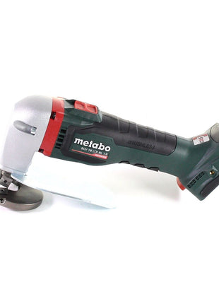 GRATIS 3 Jahre Full Service Rundum Schutz Metabo SCV 18 LTX BL 1.6 Akku Blechschere 18 V Brushless ( 601615840 ) Solo + MetaLoc - ohne Akku, ohne Ladegerät