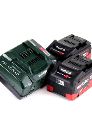 GRATIS 3 Jahre Full Service Rundum Schutz Metabo NIV 18 LTX BL 1.6 Akku Nibbler 18 V Brushless Knabber + 2x LiHD Akku 5,5 Ah + Ladegerät + MetaLoc