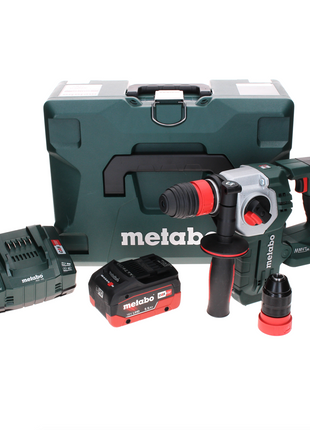 Metabo KHA 18 LTX BL 24 Quick martillo combinado con batería 18 V 2,2 J SDS-plus sin escobillas + 1x batería LiHD 5,5 Ah + cargador + MetaLoc