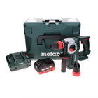 Metabo KHA 18 LTX BL 24 Quick martillo combinado con batería 18 V 2,2 J SDS-plus sin escobillas + 1x batería LiHD 5,5 Ah + cargador + MetaLoc