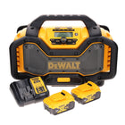 Radio bezprzewodowe DeWalt DCR 027 P2 DAB+ 10,8-18,0 V + 2x akumulator 5,0 Ah + ładowarka