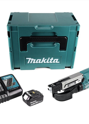 Makita DFR 550 RG1J Akku Magazinschrauber 18 V 25 - 55 mm + 1x Akku 6,0 Ah + Ladegerät + Makpac