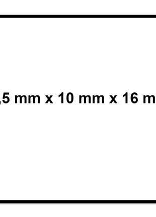 Meisterling Raupe PLUS Film d'étanchéité adhésif double face 1,5 mm x 10 mm x 16 m - 4 pcs. (4x 006050000050)