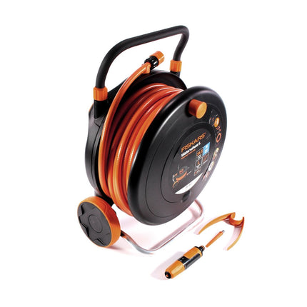Fiskars Wasserrad Schlauchwagen L 30 m Schlauch ( 1023644 ) + Zubehör