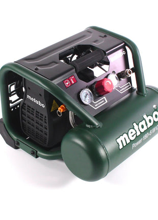 Metabo Power 180-5 W OF compresor 8 bar 1,1 kW (601531000) 5 l tamaño de caldera sin aceite