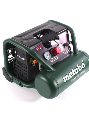 Compresor Metabo Power 180-5 W OF 8 bar 1,1 kW + manguera espiral 7,5 m + pistola de soplado + inflador de neumáticos