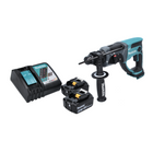 Makita DHR 202 RG Akku Kombihammer 18 V 2,0 J SDS Plus + 2x Akku 6,0 Ah + Ladegerät