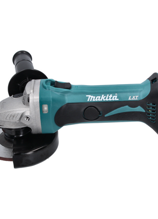 Amoladora angular a batería Makita DGA 452 RG 18 V 115 mm + 2x baterías 6,0 Ah + cargador