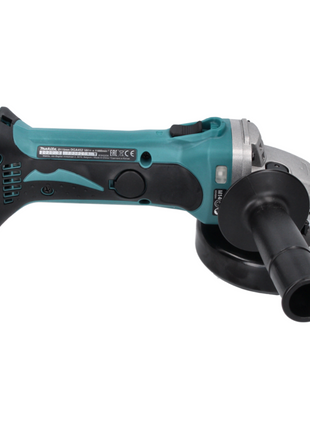 Amoladora angular a batería Makita DGA 452 RG 18 V 115 mm + 2x baterías 6,0 Ah + cargador