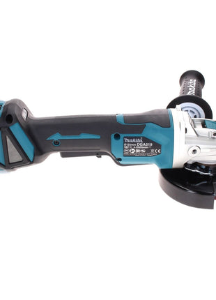 Makita DGA 519 ZJ Meuleuse d'angle sans fil 18 V 125 mm Brushless X-Lock Solo + Makpac - sans batterie, sans chargeur