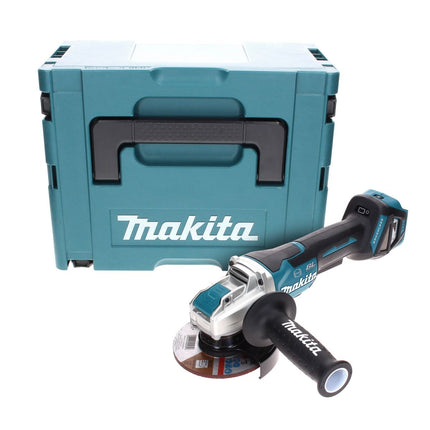 Makita DGA 519 ZJ Akumulatorowa szlifierka kątowa 18 V 125 mm bezszczotkowa X-Lock Solo + Makpac - bez akumulatora, bez ładowarki