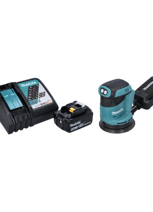 Makita DBO 180 RG1 Akku Exzenterschleifer 18 V 125 mm + 1x Akku 6,0 Ah + Ladegerät - Toolbrothers