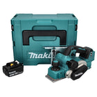 Makita DKP 181 F1J Strugarka akumulatorowa 82 mm 18 V bezszczotkowa + 1x akumulator 3,0 Ah + Makpac - bez ładowarki