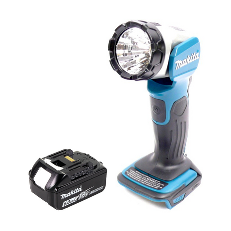 Makita BML 802 G1 Akku Lampe für 14,4 und 18 V Akkus + 1x Akku 6,0 Ah - ohne Ladegerät