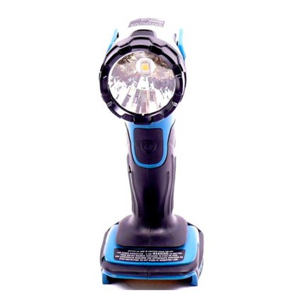 Makita BML 802 RG Lampa akumulatorowa do akumulatorów 14,4 i 18V + 2x akumulator 6,0 Ah + ładowarka