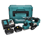 Makita DKP 181 RMJ strug akumulatorowy 82 mm 18 V bezszczotkowy + 2x akumulator 4,0 Ah + ładowarka + Makpac