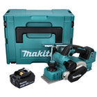 Makita DKP 181 T1J Strugarka akumulatorowa 82 mm 18 V bezszczotkowa + 1x akumulator 5,0 Ah + Makpac - bez ładowarki