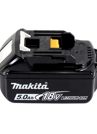 Makita DKP181T1J Rabot sans fil 82mm 18V Brushless + 1x Batterie 5,0 Ah + Coffret Makpac - sans chargeur