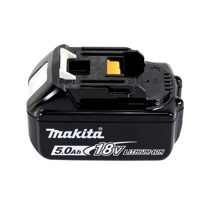 Makita DKP 181 T1J Strugarka akumulatorowa 82 mm 18 V bezszczotkowa + 1x akumulator 5,0 Ah + Makpac - bez ładowarki