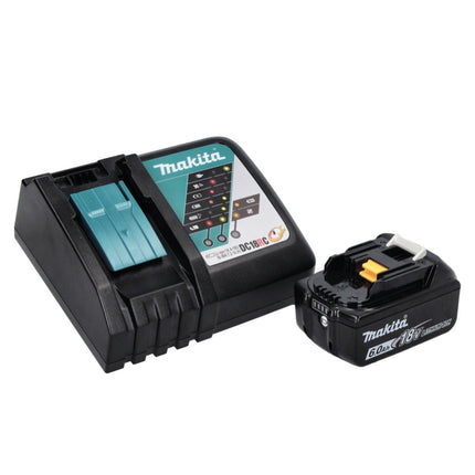 Makita DKP 181 RG1J Strugarka akumulatorowa 82 mm 18 V bezszczotkowa + 1x akumulator 6,0 Ah + ładowarka + Makpac