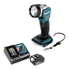 Lámpara de batería Makita DML 802 RG1 para batería de 14,4 y 18 V + 1x batería 6,0 Ah + cargador