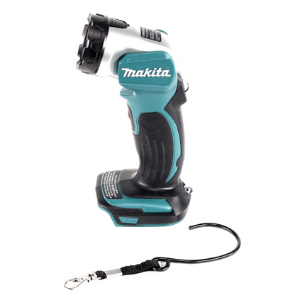 Makita DML 802 RG Lampa akumulatorowa do akumulatorów 14,4 i 18 V + 2x akumulator 6,0 Ah + ładowarka