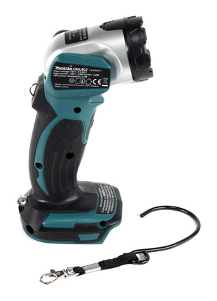 Makita DML 802 RG Akku Lampe für 14,4 und 18 V Akku + 2x Akku 6,0 Ah + Ladegerät