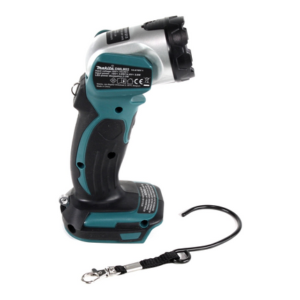Makita DML 802 RG Lampa akumulatorowa do akumulatorów 14,4 i 18 V + 2x akumulator 6,0 Ah + ładowarka