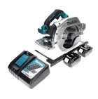 Makita DHS 900 RG2 Akku Handkreissäge 36 V ( 2x 18 V ) 235 mm Brushless + 2x Akku 6,0 Ah + Ladegerät