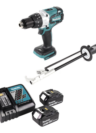 Makita DHP 481 RG Akku Schlagbohrschrauber 18 V 115 Nm Brushless + 2x Akku 6,0 Ah + Ladegerät - Toolbrothers