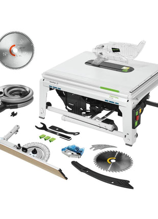 Sierra de mesa Festool TKS 80 EBS 2200 W 254 mm (575781) + hoja de sierra circular especial TF80 L (575977)