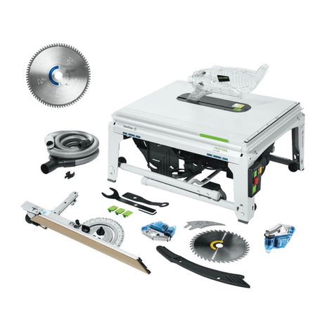 Sierra de mesa Festool TKS 80 EBS 2200 W 254 mm (575781) + hoja de sierra circular especial TF80 A (575978) + 1 cartucho KT-TKS 80 (575851)