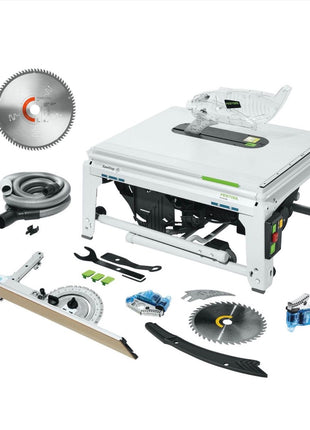 Festool TKS 80 EBS Tischkreissäge 2200 Watt 254 mm ( 575781 ) + Spezial Kreissägeblatt TF80 L ( 575977 ) + 1x KT-TKS 80 Patrone ( 575851 )