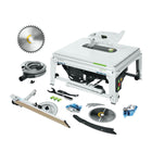 Festool TKS 80 EBS Tischkreissäge 2200 Watt 254 mm ( 575781 ) + Universal Kreissägeblatt W40 ( 575975 ) + 1x KT-TKS 80 Patrone ( 575851 )