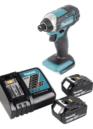 Makita DTD 152 RG Akku Schlagschrauber 18 V 165 Nm + 2x Akku 6,0 Ah + Ladegerät