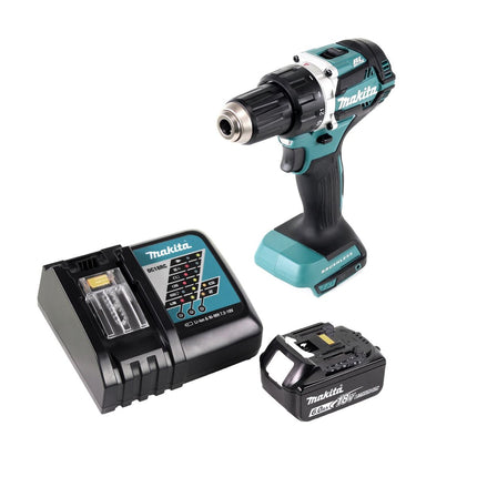 Makita DDF 484 RG1 Akumulatorowa wiertarko-wkrętarka bezszczotkowa 18 V 54 Nm + 1x akumulator 6,0 Ah + ładowarka
