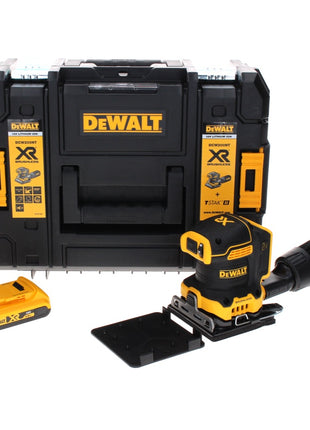 DeWalt DCW 200 NT Akku Vibrationsschleifer 18 V 108x115 mm + 1x Akku 2,0 Ah + TSTAK - ohne Ladegerät - Toolbrothers